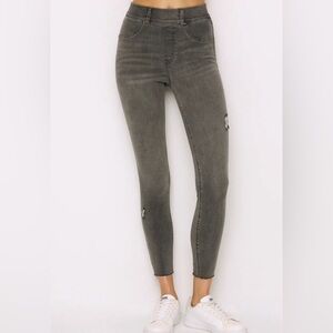 Spanx Distressed denim leggings